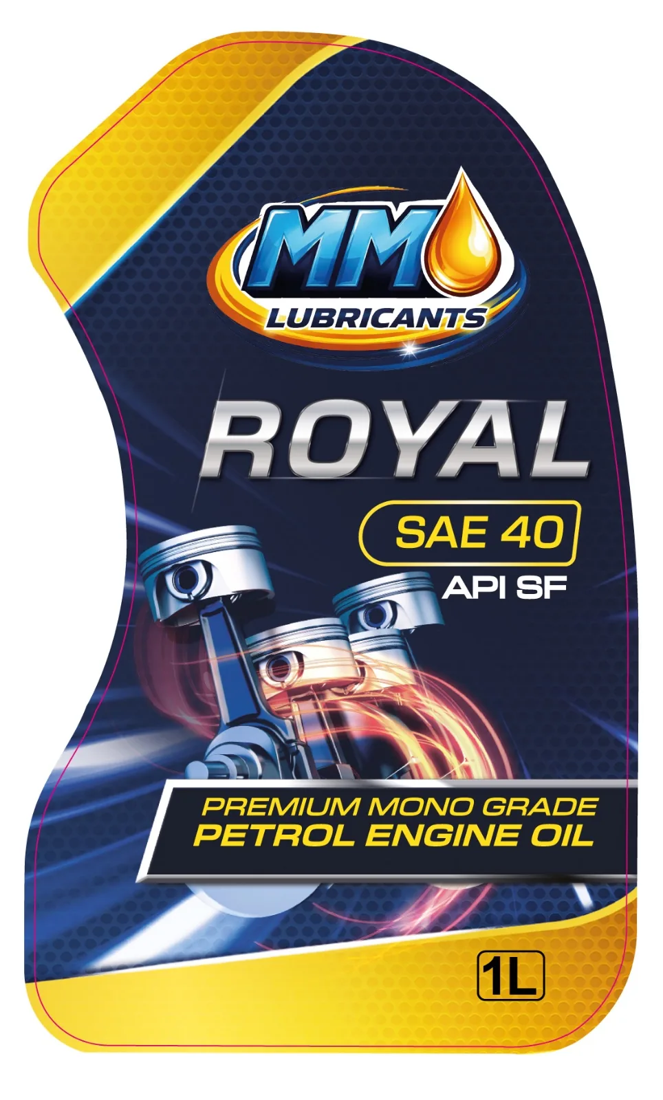 MM Lubricants Royal SAE 40 petrol engine oil
